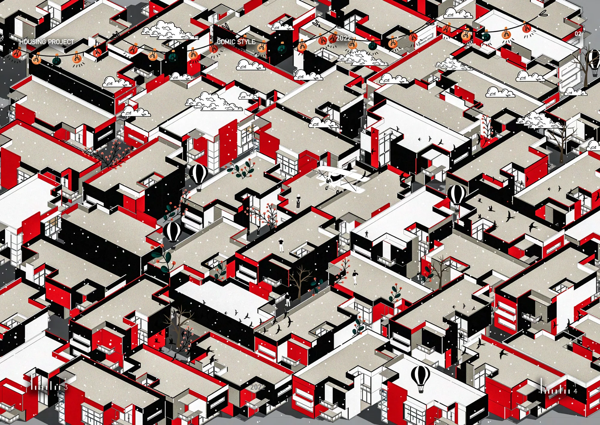 Housing project spread