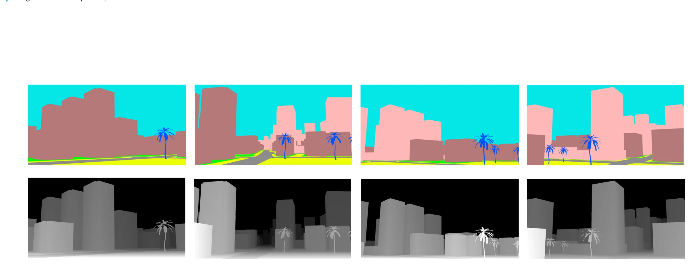 Segmentation and depth maps